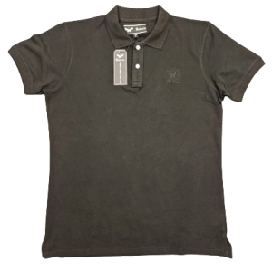 Black Cotton Polo Shirt